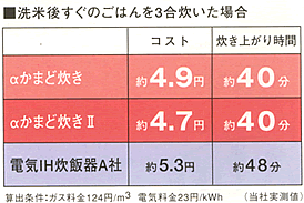 電気炊飯器とガス炊飯器　比較